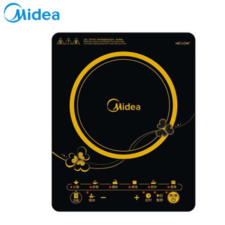 美的（Midea） 电磁炉C21-RT2160家用爆炒触摸屏电池炉电炒灶赠炒锅+汤锅