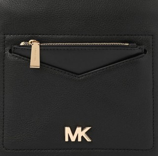 MICHAEL KORS 迈克·科尔斯 女士皮质拉链双肩包 30T8GEVB5L/100 黑色 小号