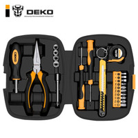 DEKO 家用工具箱套装 21件套 便携式工具箱