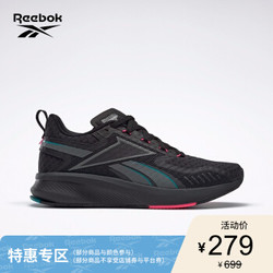 Reebok锐步 运动健身RBK-FUSIUM RUN 20男子跑步鞋IB598 EG9923_黑色/灰色/宝石蓝色 39