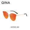 QINA亓那猫眼墨镜个性潮流太阳镜复古不规则街拍眼镜女士QN7005 B61