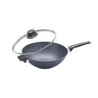 WOLL 弗欧 Saphir Lite系列 1034SLIL 铝合金铸件不粘无涂层炒锅 34cm