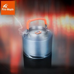 火枫正品FMC-XT2户外野炊集热开水壶 咖啡壶茶壶1.5L收纳网袋