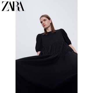 ZARA TRF 04424307800 褶皱装饰连衣裙 