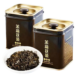 张一元 特级茉莉花茶100g  茉莉花绿茶茶叶 2罐组合（50g/罐*2） *3件