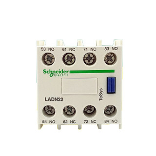 施耐德电气 LC1D 正面安装 接触器附件 LADN22 瞬时辅助触点模块