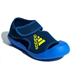 adidas kids阿迪达斯4-14岁男童小童鞋2020夏季新款 网面透气软底凉鞋D97901