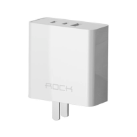 ROCK 洛克 65W 氮化镓GaN 充电器 2C1A