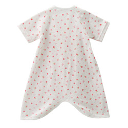 MIKIHOUSE男女新生兒純棉卡通印花連體貼身內衣日本制