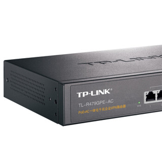 TP-LINK 普联 TL-R479GPE-AC 双频1000MB 企业级千兆无线路由器 Wi-Fi 5 黑色