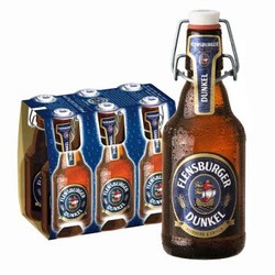 弗林博格（原弗伦斯堡）Flensburger 黑啤酒330ml*6瓶装 德国原装进口 *3件