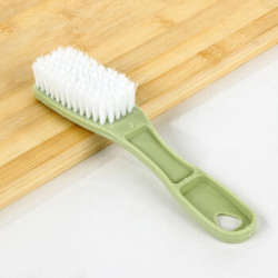 省力弯柄小鞋刷鞋子清洁刷塑料素色软毛洗鞋刷洗衣刷多功能居家刷子