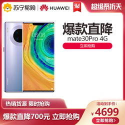 HUAWEI/华为Mate30 Pro 4G全网通曲面屏麒麟990芯片双4000万徕卡四摄手机官方正品