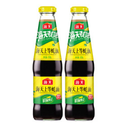 海天 蚝油上等蚝油 凉拌炒菜火锅烧烤调料 520g*2 *14件