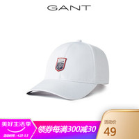 GANT/甘特2019夏季新品男士勒芒盾牌logo纯色棒球帽9900210 白色-110 10 *55件