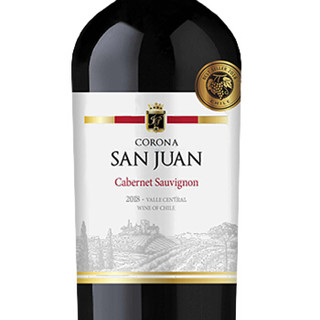 SAN JUAN 圣胡安皇冠 圣胡安皇冠系列 智利进口 皇冠赤霞珠干红葡萄酒 13度 750ml/瓶
