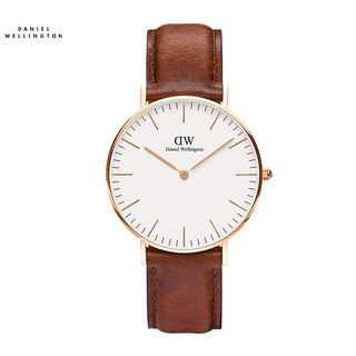 Daniel Wellington DW00100035 男士超薄石英表