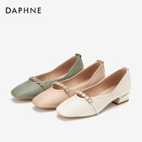 DAPHNE 达芙妮  复古低跟单鞋