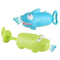KIDNOAM 衾美  儿童洗澡玩具 抽拉喷水 鳄鱼鲨鱼