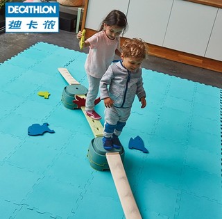 DECATHLON 迪卡侬 PLAID XL 儿童触觉平衡步道玩具 蓝绿色