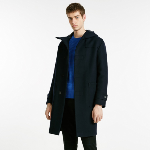 商品jack jones 218427507 男士立领大衣中长款