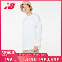 New Balance NB官方男款针织上衣AMT93552圆领休闲卫衣