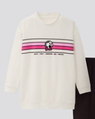 UNIQLO 优衣库 Barbie系列 儿童家居服套装 423666 乳白色 110cm