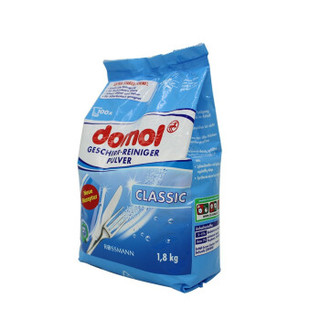 德国进口 Domol 洗碗机清洁洗碗粉洗涤粉剂块洗碗机专用 清洁洗碗粉1.8KG 一袋装