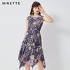 minette 30219147013 印花雪纺连衣裙