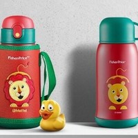 Fisher-Price 费雪 FP-8107 儿童保温学饮杯 圣诞红 600ml