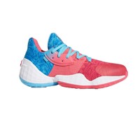 adidas 阿迪达斯 Harden Vol. 4 GCA 男士篮球鞋 EF1207 天然粉/浅水蓝 42.5