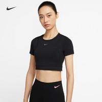 Nike 耐克官方NIKE AEROADAPT 女子短款上衣 短袖  CJ3587