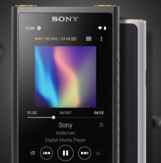 SONY 索尼 NW-ZX507 随身音乐播放器 64GB 黑色