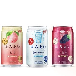 日本进口HOROYOI和乐怡预调网红鸡尾酒组合350mL*6罐三得利洋酒