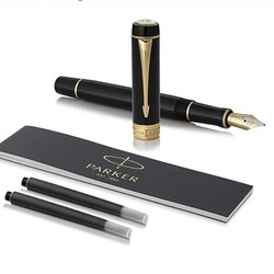 PARKER 派克 Duofold International 世纪精装 黑金 小豆腐 18K M尖