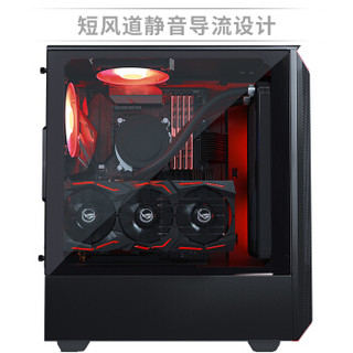 PHANTEKS 追风者 PH-EC300ATG_BR01_CN P300 Air 机箱 黑红