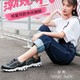  Skechers斯凯奇女鞋2019新款熊猫鞋老爹鞋休闲鞋运动鞋66666054　