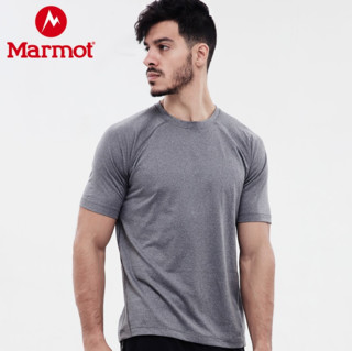 Marmot 土拨鼠 S53550 男士速干短袖T恤