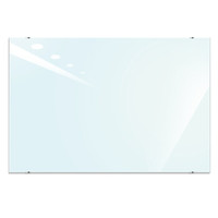 美硕 磁性钢化玻璃白板 100*200cm *2件