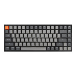 新品发售：京东京造 K2 84键蓝牙双模背光机械键盘 背 黑色 红轴 白光
