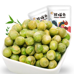熊猫兔 青豌豆 小吃零食坚果炒货108g/袋 *22件