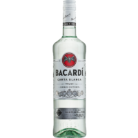 Bacardi百加得白朗姆烘培鸡尾调酒基酒浪漫礼物洋酒500ml瓶装