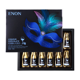 Enon 怡浓 红酒酒心巧克力 120g 盒装 *10件