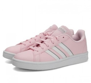 adidas NEO Grand Court系列 女款休闲运动鞋 EG5948 粉白灰 38