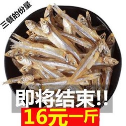 鱼臻多 广西北海银鱼干500g特产海鲜干货咸鱼干黄鱼干海鱼小鱼干海燕鱼干