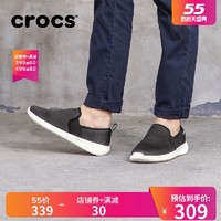 Crocs休闲鞋 春季男士LiteRide网面运动鞋飞织便鞋 男鞋|205679