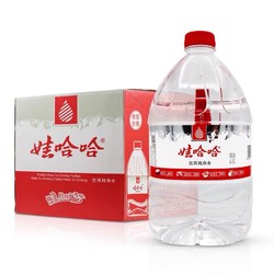 娃哈哈饮用纯净水4.5L*4瓶  3月产整箱包邮桶装水