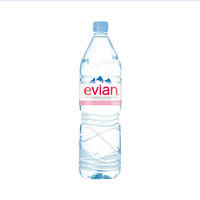 Evian依云天然矿泉水1.5L*12瓶 整箱装纯净水饮用水