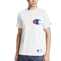 中亚Prime会员：Champion C3-F362 大Logo 男士短袖T恤