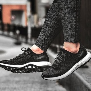 adidas 阿迪达斯 PureBOOST 中性跑鞋 CP9326 黑色 36